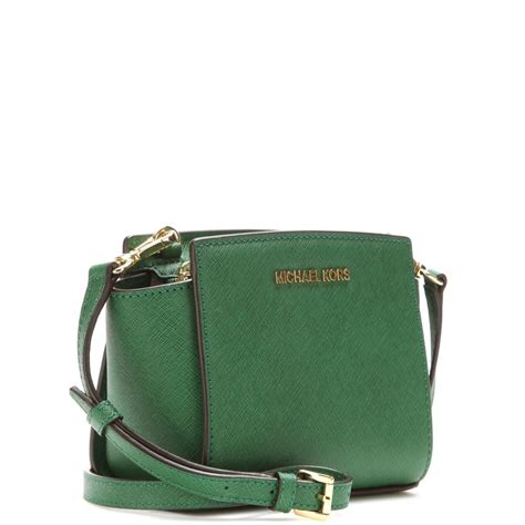 michael kors green sling bag